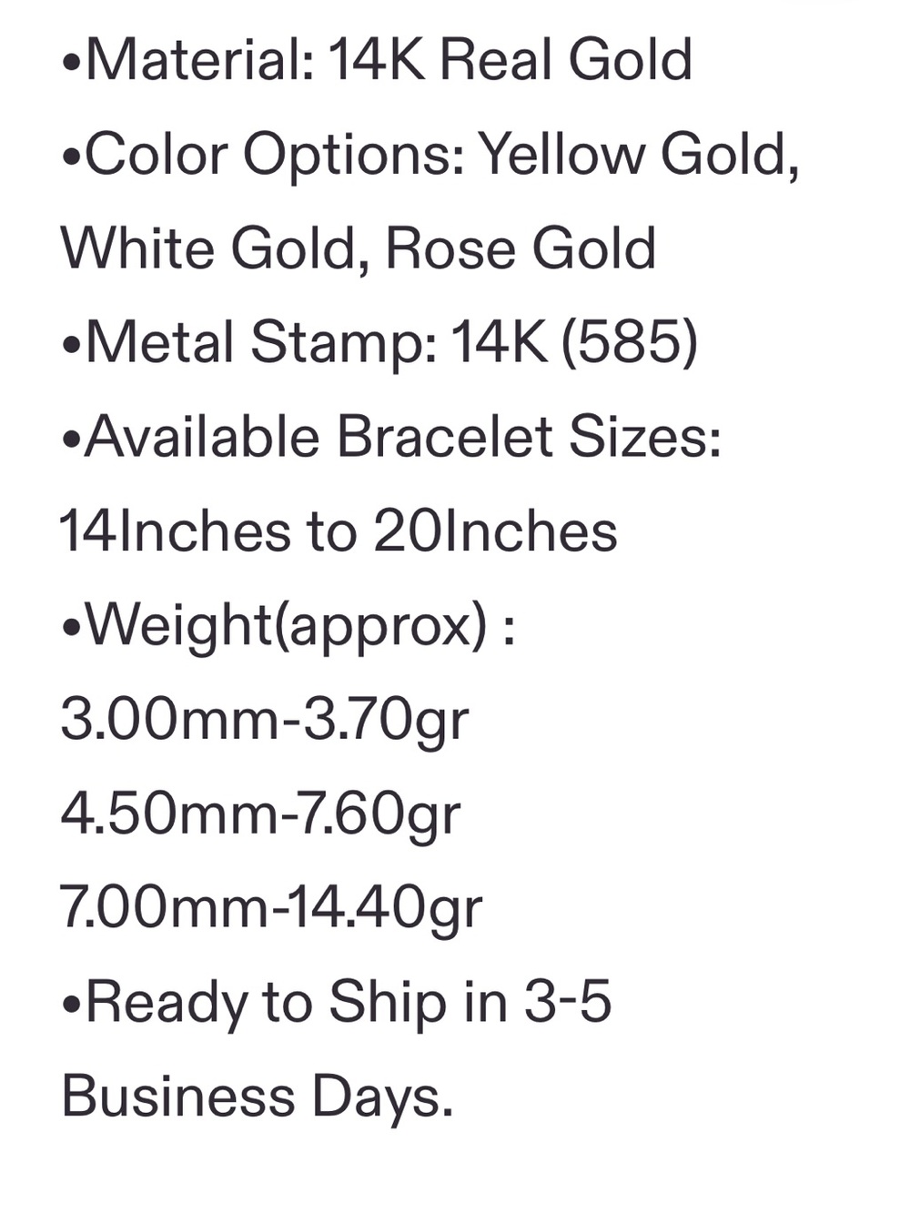 Brand New 14k gold round link Rolo chain; 4.5mm and 18” long - FINAL MARKDOWN!! - Picture 8 of 11